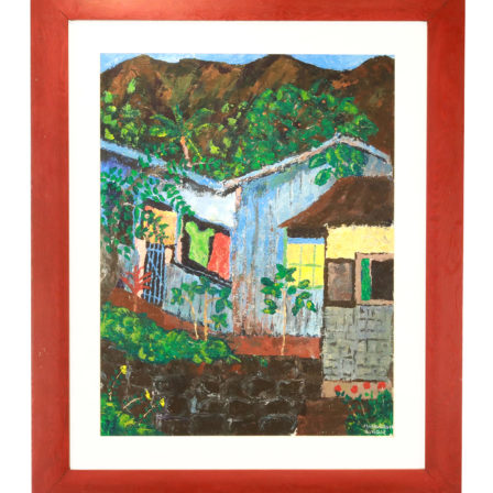 VIGOR - Aquarelle signée "Marquises" 2002