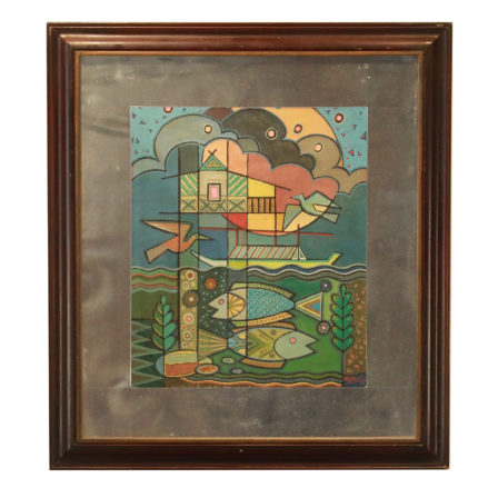 ROINO -  Huile sur toile 1988