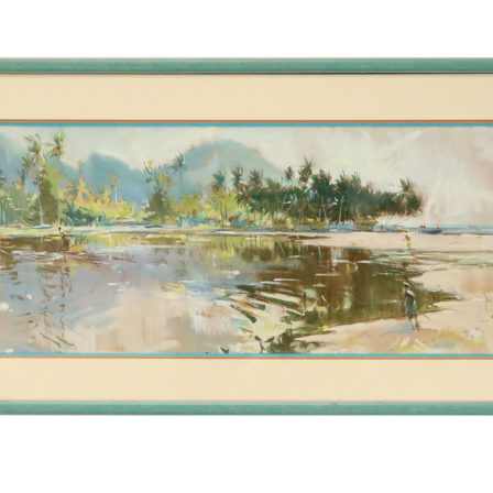 Guy HUZE - Gouache signée