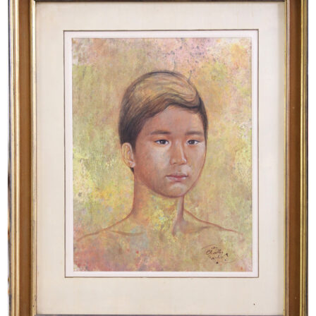 Jean-Charles BOULOC - Portrait signé (année 1966)