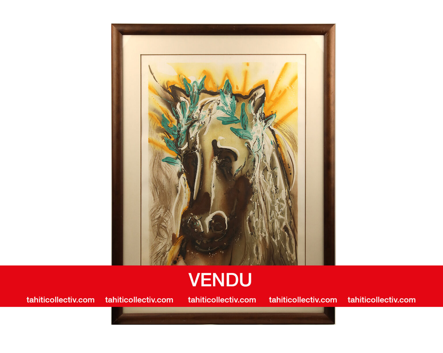 Post vendu cheval
