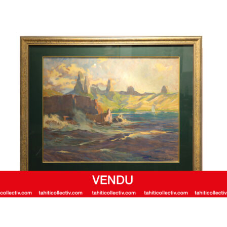Guy HUZE - Gouache signée
