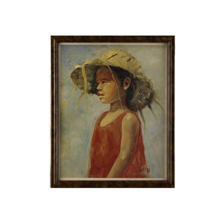 USCHI - Reproduction encadrée "Le petit Tahitien"