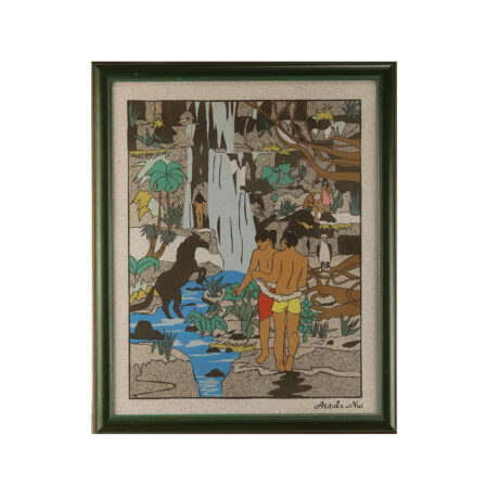 ATITOKA NUI - Tableau de sable Polynésien
