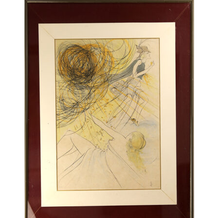Salvador DALI - "Hommage à Mercure" Hors commerce - signée
