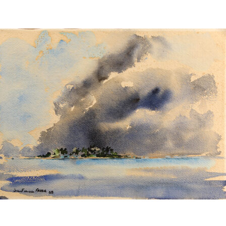 Jean François FAVRE - Aquarelle signée 1969
