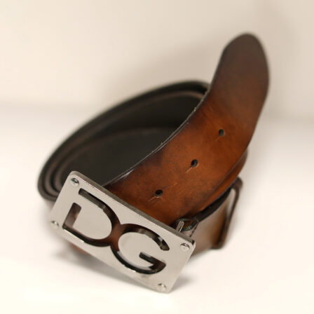 Ceinture cuir marron Dolce&Gabbana