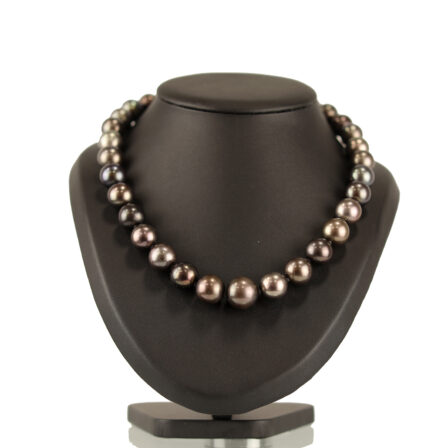Choker de perles de Tahiti rondes 14 à 17 mm