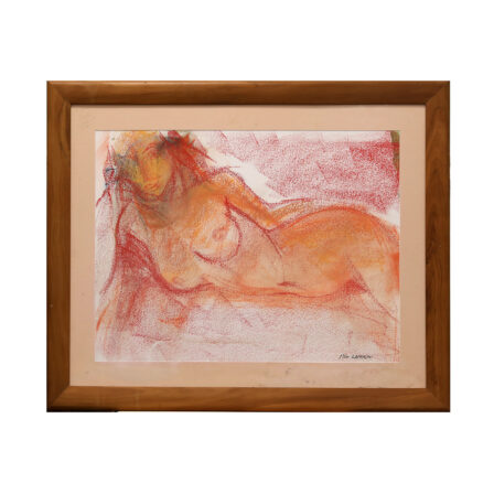 Marc RAMBEAU - Pastel sur papier signé de grande dimension