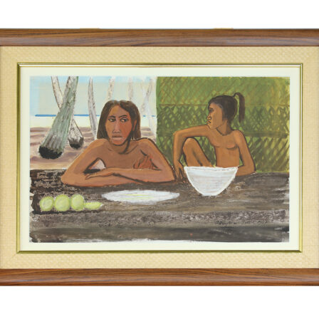 Peter HEYMAN - Gouache sur papier signée