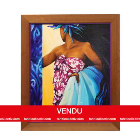 MOV - Grande huile sur toile signée