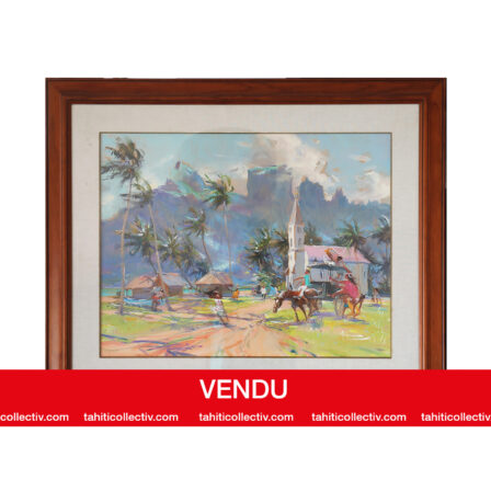 Guy HUZE - Gouache sur papier "attribué à"
