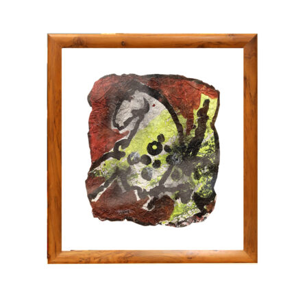Ladislas KIJNO - Papier froissé "Cheval" signé