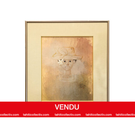Jean-Charles BOULOC - Aquarelle originale signée "Portrait"
