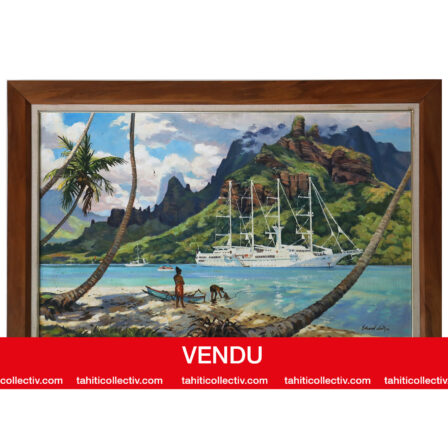 Erhard LUX - Huile sur toile signée