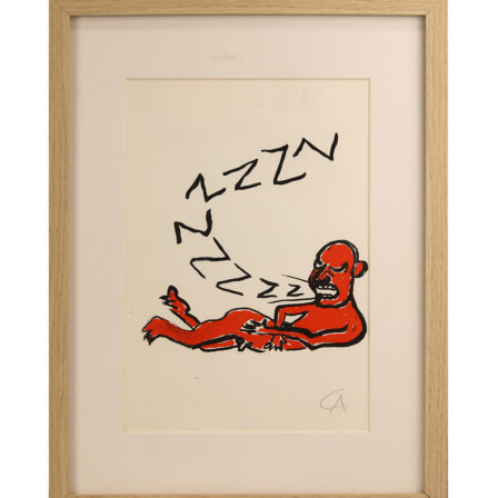 Alexandre CALDER - Litho. numérorée 3442/5000 signée à la main