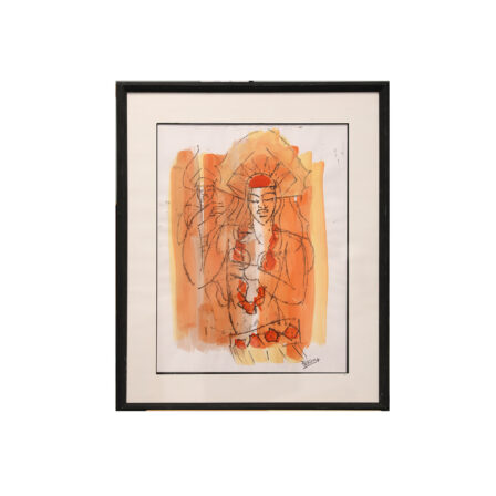 Henri CROCQ - Aquarelle sur papier signée