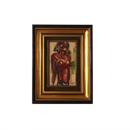 Adriaan Hermann GOUWE - Petite huile sur toile signée