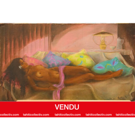Jean SHELSHER - Huile sur toile "ite po" 1994