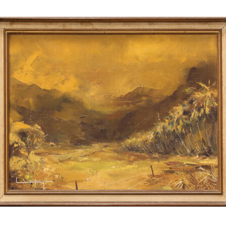 Pierre LACOUTURE - Huile sur toile signée "Vallée"