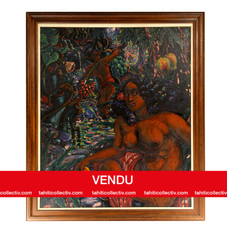 Octave MORILLOT - "Tunoi" 1928 Huile sur panneau signée et datée