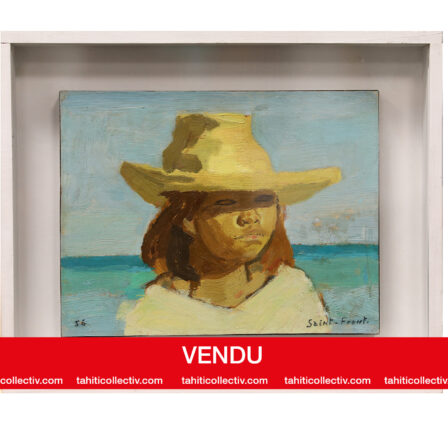 Yves de SAINT-FRONT - Huile sur toile signée et datée 1956