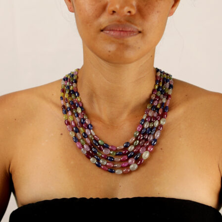 Collier tout saphirs