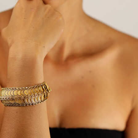 Bracelet ottoman ancien or 18K