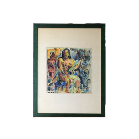 René GRANDIDIER - Aquarelle sur papier "Nu 8"