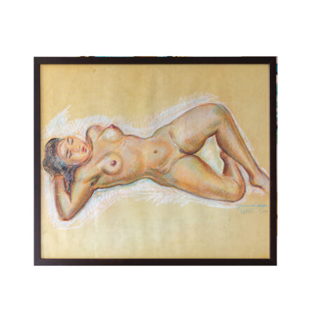 René GRANDIDIER - Aquarelle sur papier signée "Nu 11"