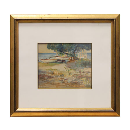Claus Edward FRISTROM - Aquarelle signée (Années 1940)
