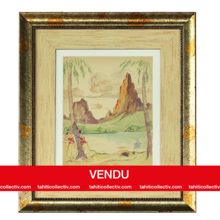 Pierro Antonio GARIAZZO - Aquarelle sur papier signée et datée de 1933