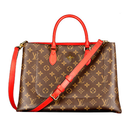 LOUIS VUITTON - Sac à main en cuir Flower Tote