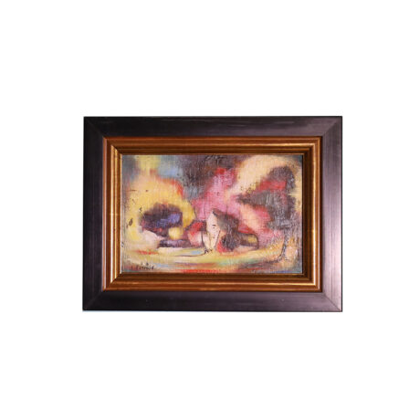 Leon PETIZON (1920-1973) - Huile sur toile signée "Le hameau"