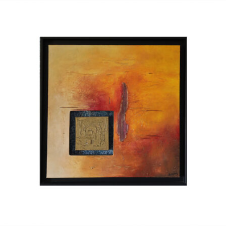BRIJ - "Ra" huile sur toile signée