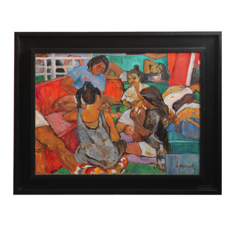 Jean DUBRUSK - Huile sur toile signée