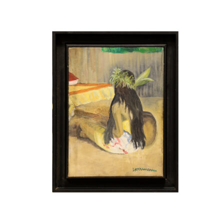 Bernard HERRMANN - Huile sur toile signée