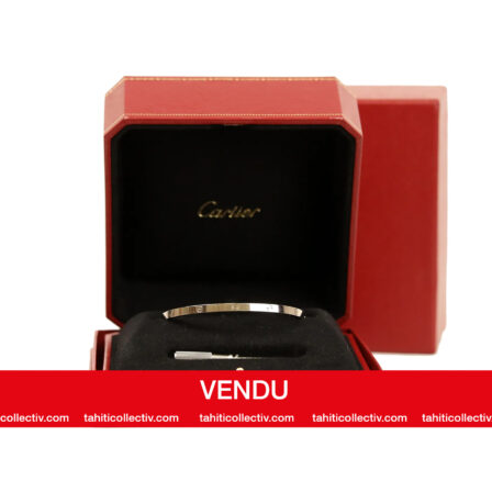 CARTIER - Bracelet LOVE or blanc 3,6 mm