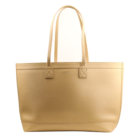 BURBERRY - Sac Tote cuir beige
