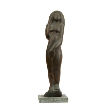 François RAVELLO - Bronze à patine brune, signé et numéroté 2/4, EA