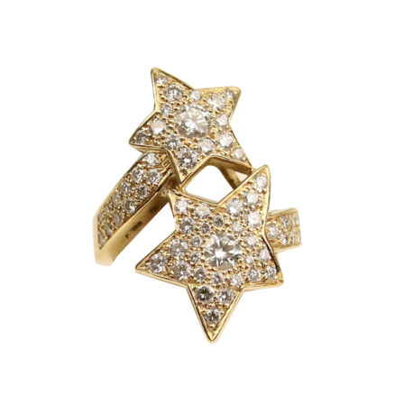 Bague inspiration CHANEL "comète en diamant"