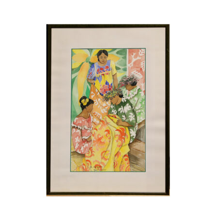 Benilde MENGHINI - Aquarelle sur papier signée et datée 2000