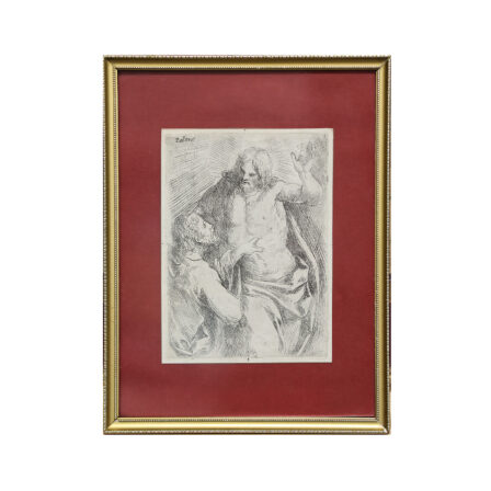 Jacopo Palma il Giovane - "L'incrédulité de saint Thomas" Eau Forte