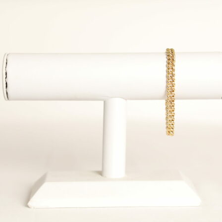 Bracelet gourmette en or jaune 18K