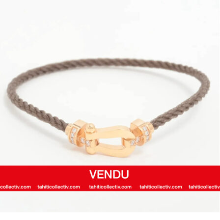 FRED - Bracelet Force 10 moyen modèle Or jaune et Diamants