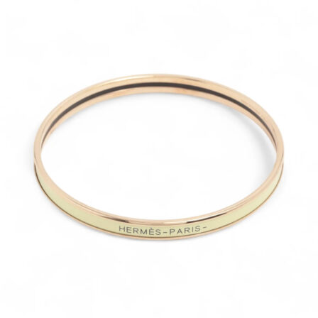 HERMES - Bracelet plaqué or rose
