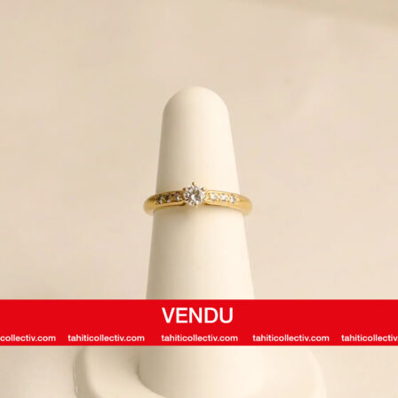 Solitaire diamant blanc 0,23 carat