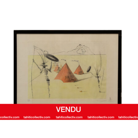 Salvador DALI – “Tribu de Gad” litho. signée et numérotée 119/195