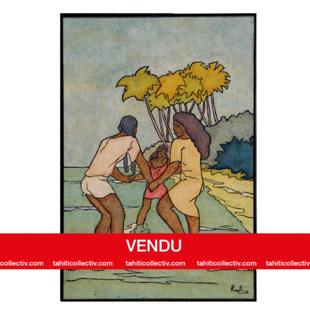 François RAVELLO - Huile sur panneau signée et datée 1981