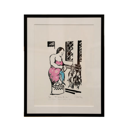 Jean DUDAY - Litho. signée, "Te reira ta oe", 41/80